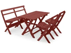 TORPET BORD 109X67 CM BORD OXIDRÖD
